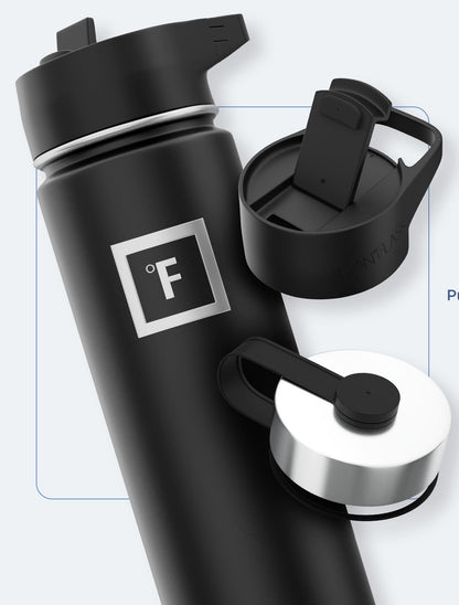 👉 Edelstahl Trinkflasche mit Strohhalm, Doppelwandig Isoliert & Auslaufsicher, BPA-frei, Für Kohlensäure Geeignet, 650–1800 ml – Sport, Fitness, Kinder & Reisen